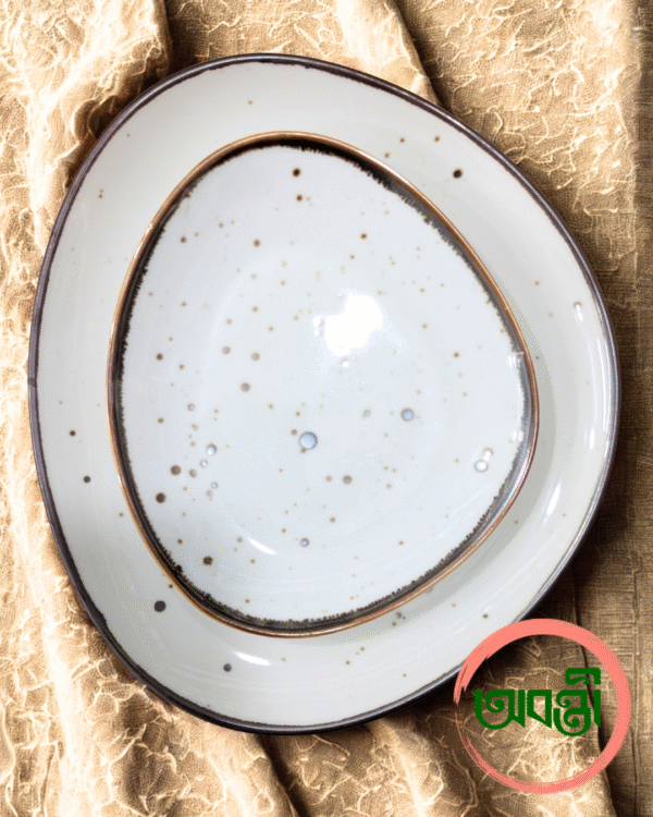 Creamy Beige Dinner Set (12 Pieces)