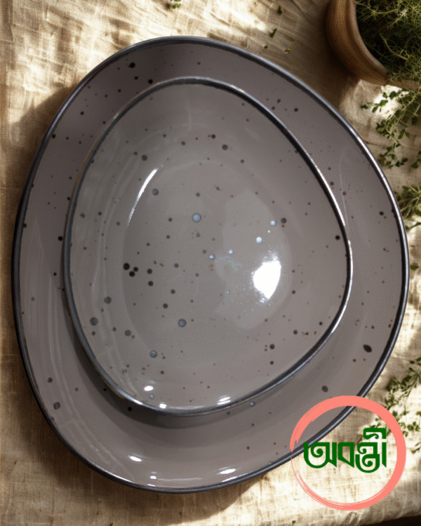 Earthstone Organic Dinner Plate 12 Pieces Set