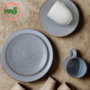 Artisan Slate Blue Dinner Set (18 Pieces) - Image 4