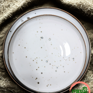 Pale Ivory Speckle Dinner Set