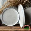 Artisan Stonecast Ceramic Plate (6 Pieces)