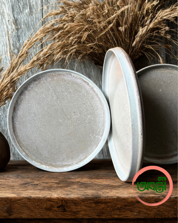 Artisan Stonecast Ceramic Plate (6 Pieces)