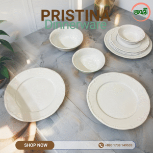 Pristina – Elegant 20 Pcs Ceramic Dinnerware Set